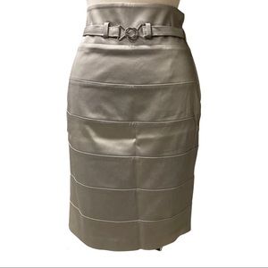 Y2K Guess by Marciano Silver Pencil Skirt